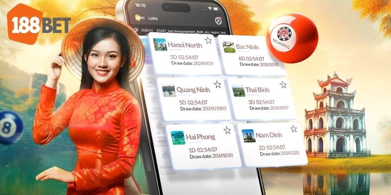 Sảnh xổ số tại 188BET là một lựa chọn không thể bỏ qua